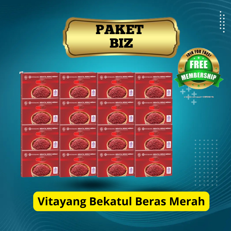 

Paket Biz Vitayang Bekatul Beras Merah Suplemen Kolesterol Original KK Indonesia