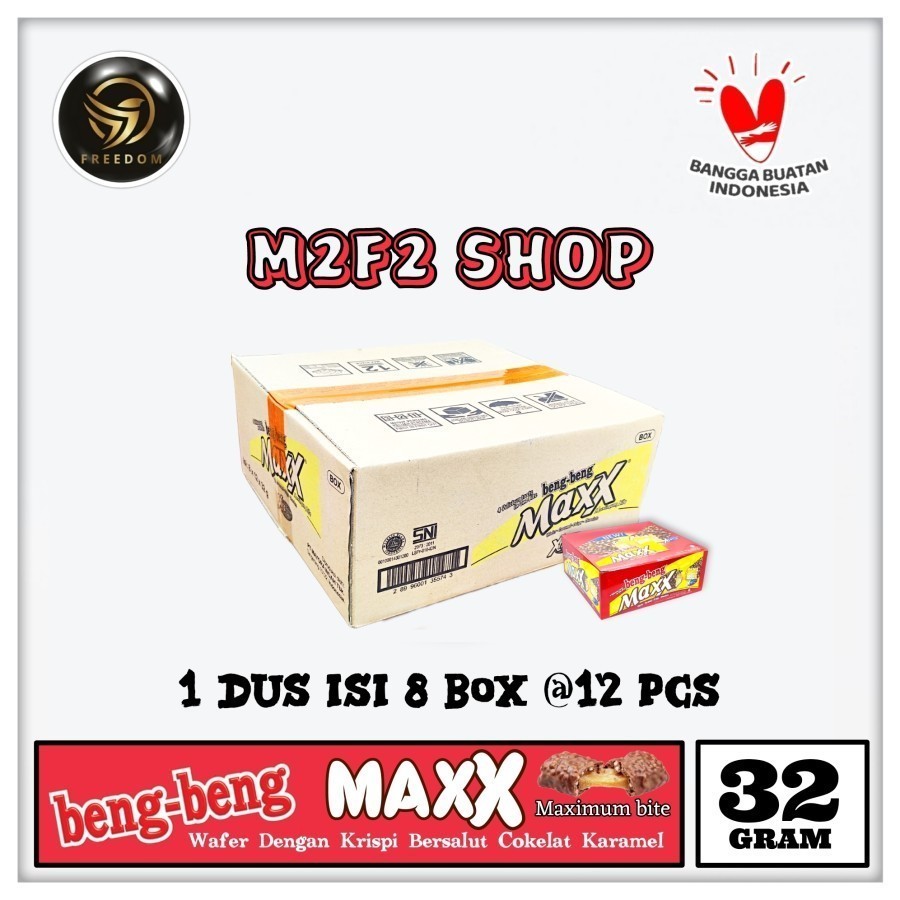 

Beng-beng Maxx Wafer Caramel Crispy Chocolate | Cokelat - 32 gr (Kemasan Karton)