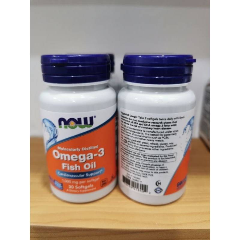 NOW OMEGA 3 FISH OIL / OMEGA 3/FISH OIL / MINYAK IKAM / VITAMIN OMEGA 3 / SUPPLEMEN OMEGA 3 / OMEGA 