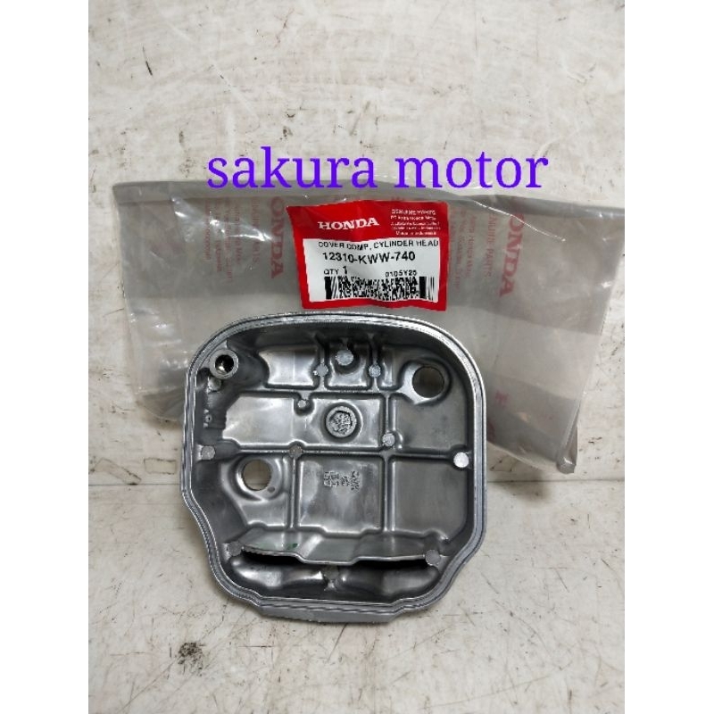 COVER TUTUP BLOK HEAD ATAS BLADE/BLADE NEW/REVO 110/REVO FI ORIGINAL HONDA 12310-KWW-740
