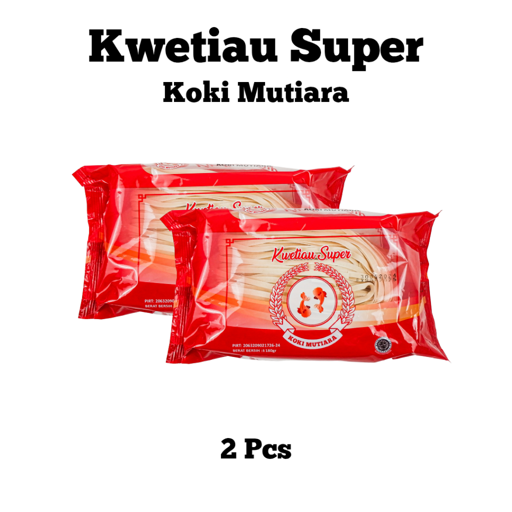 

Kwetiau Super Koki Mutiara ( 2 pcs ) Kwetiaw Mie Lebar Mie China Food Traditional Noodle
