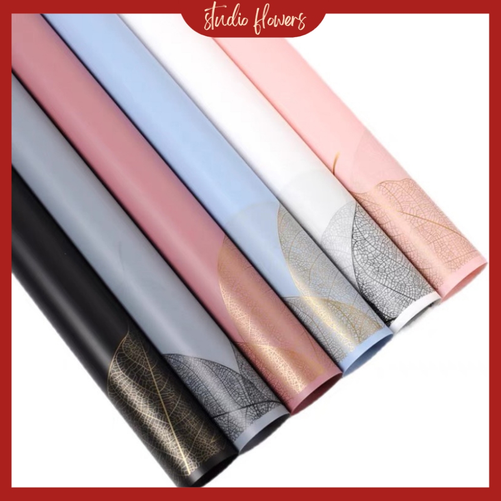 

Kertas Bunga Buket Motif Daun Leaf Flower Wrapping Paper Cellophane Florist KB6065