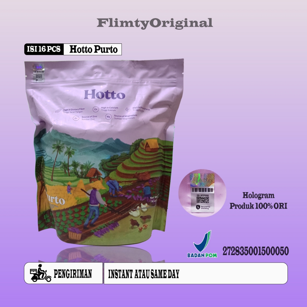 

Hotto Purto Multigrain With Purple Potato 1 Pouch 16 Sachet