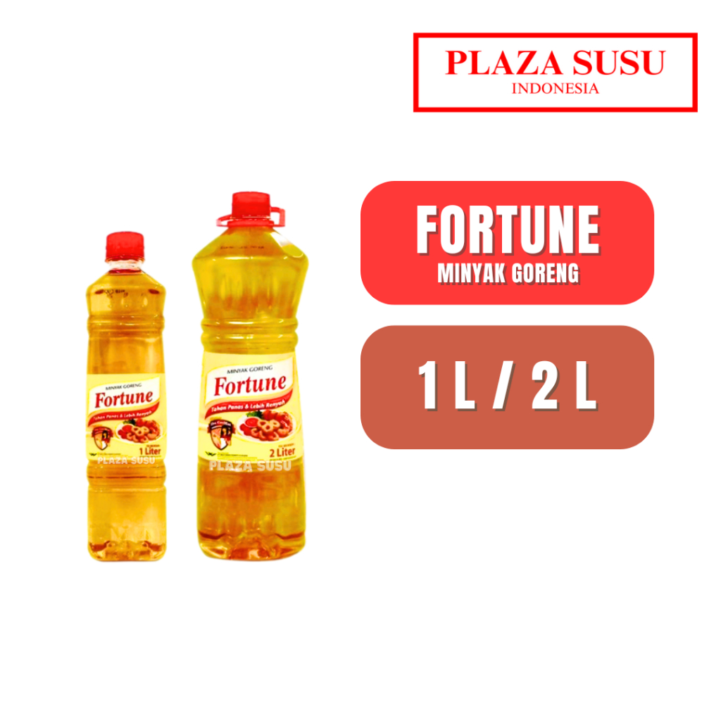 

MINYAK GORENG SAWIT FORTUNE KEMASAN BOTOL 1L/2L MINYAK MASAK