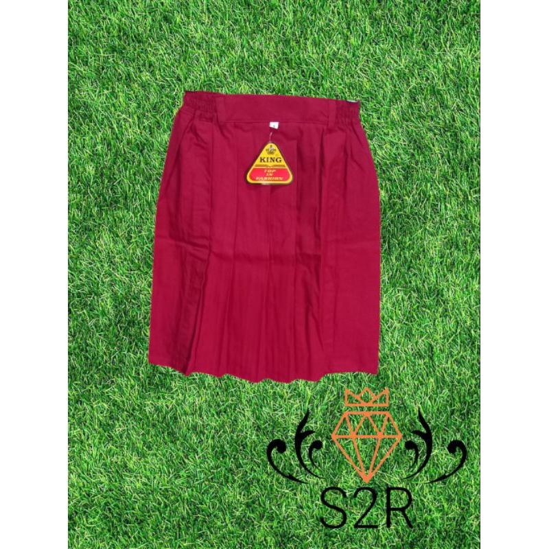 Rok Merah Pendek sekolah SD Rok Rempel Pendek Merah