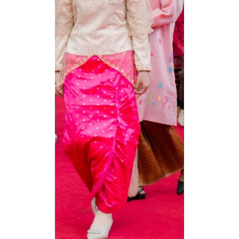 Kain Motif Khas India bahan taveta premium bahan Rok mewah