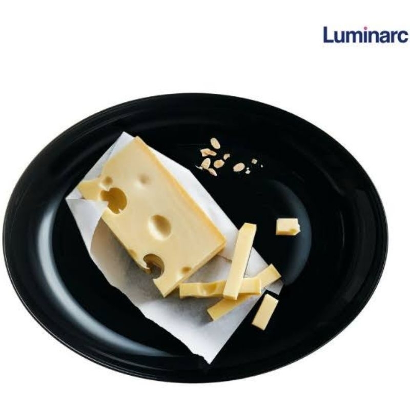 Piring Oval 33cm Luminarc Arcoroc Oval Dish Diwali Black P0866 - 1pc
