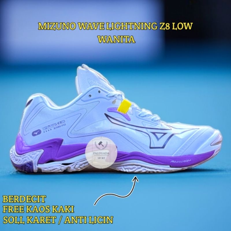SEPATU VOLLY MIZUNO WAVE LIGHTNING Z8 BERDECIT SIZE WOMEN SEPATU MIZUNO SEPATU BADMINTON SEPATU LARI