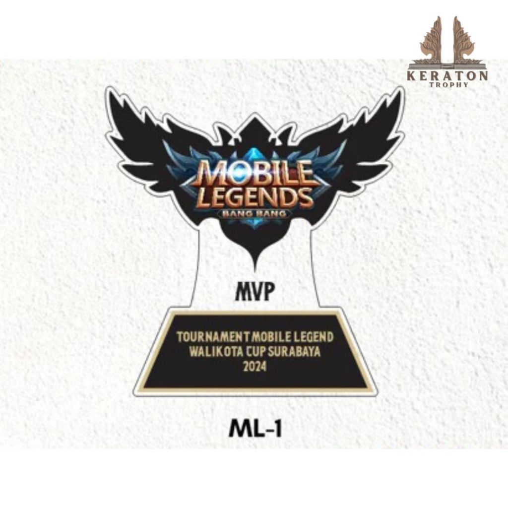 Piala Mobile Legend Plakat Mobile Legend Akrilik Custom Plakat E sport