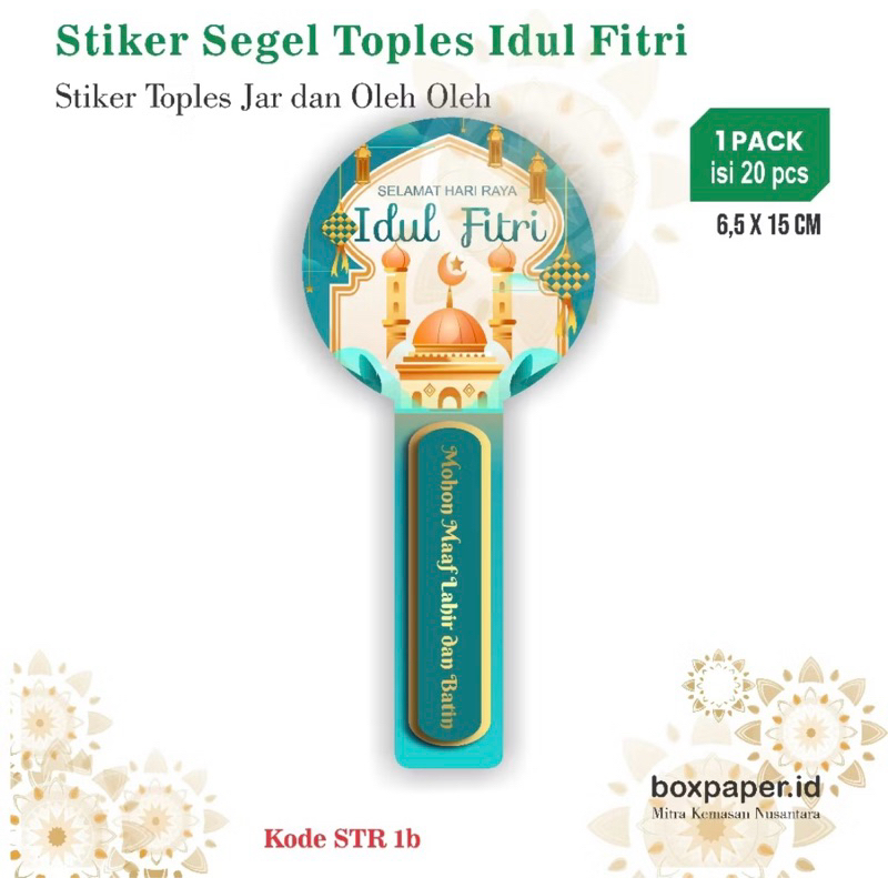

JS Stiker Toples Lebaran Idul Fitri Harga Perpcs