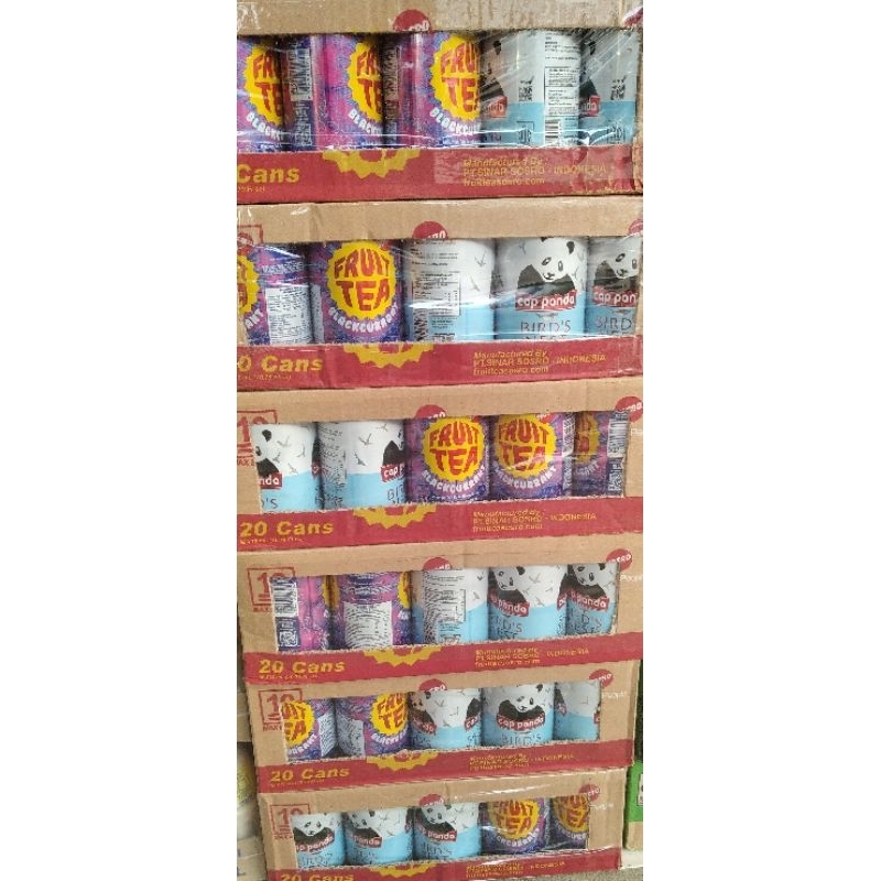 

panda walet / sarang burung dan fruittea kaleng