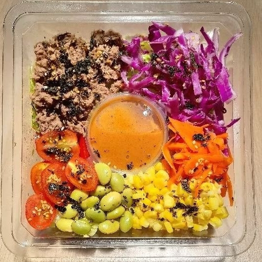 SALAD BOWL FRESH DIET SAYUR SEGAR 1000ML BY SALAD POP