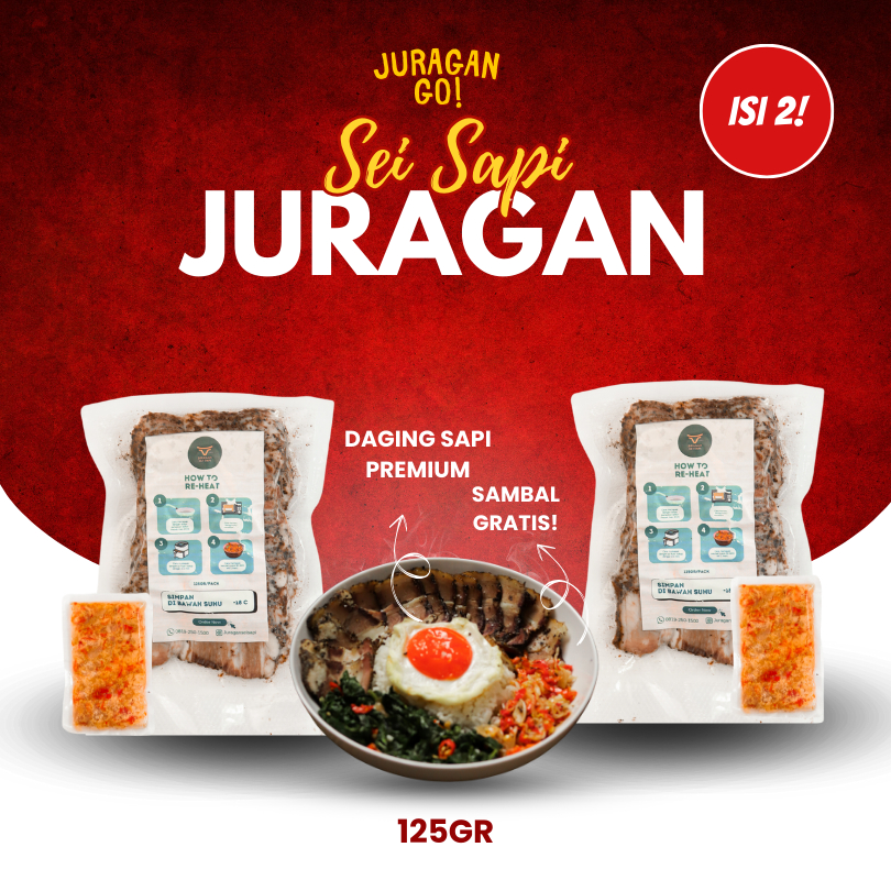 

Bundling SEI SAPI Isi 2 125g Makanan Siap Saji Lauk Pauk Halal - JURAGAN GO!