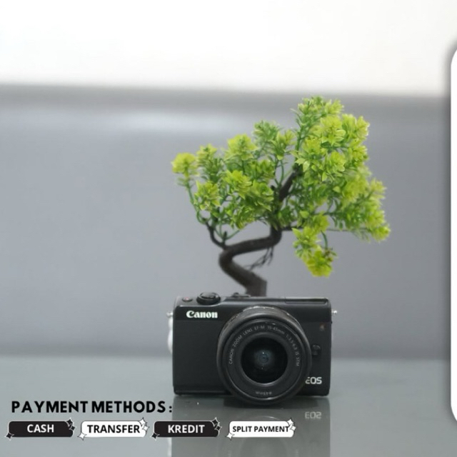 KAMERA MIRRORLESS CANON EOS M100 + 15-45mm