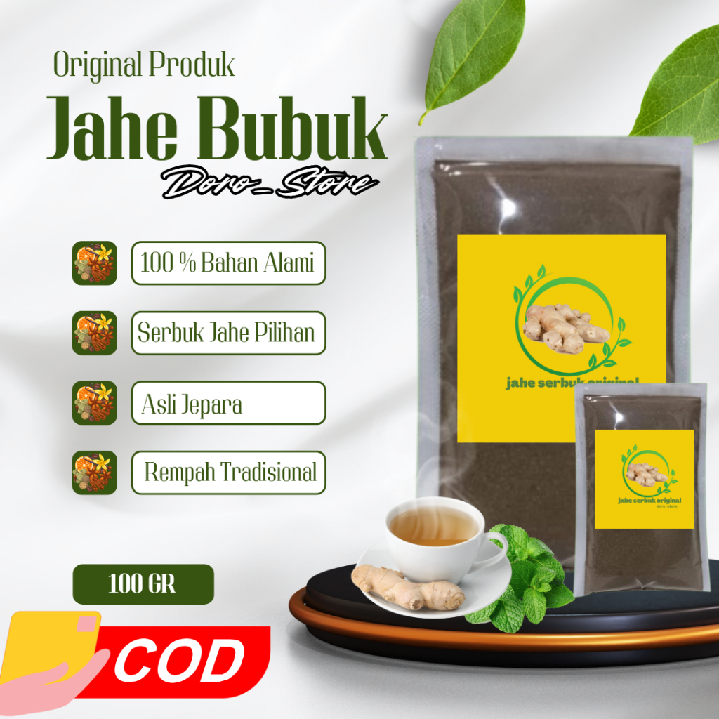 

JAHE BUBUK ( COD ) 100 GR