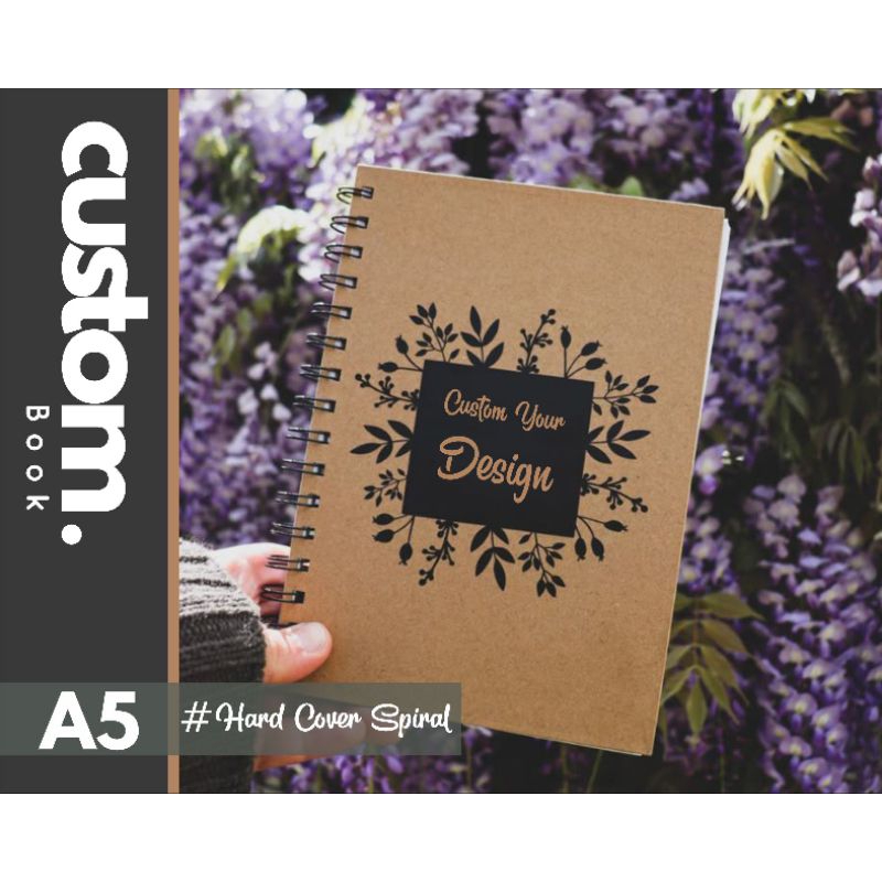 

Notebook A5 | Custom book | Jilid Spiral Hardcover