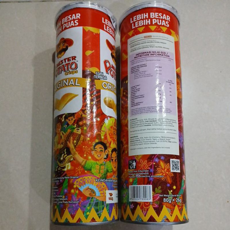 

Mister Patato Crisps Original