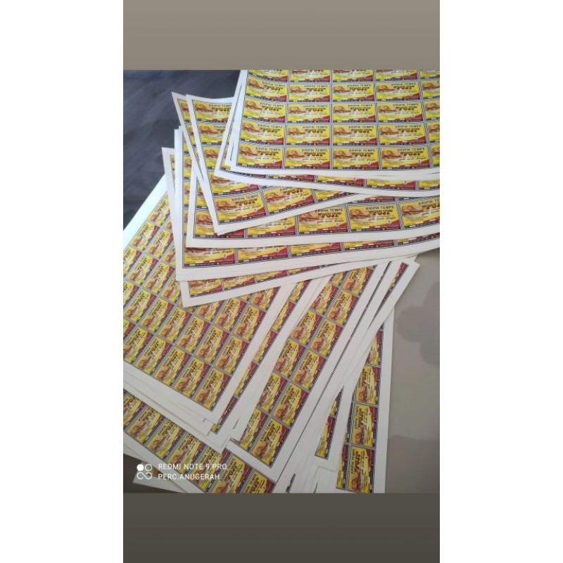 

label stiker kemasan