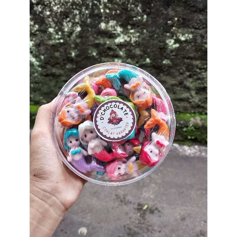 

coklat karakter mermaid 250gr