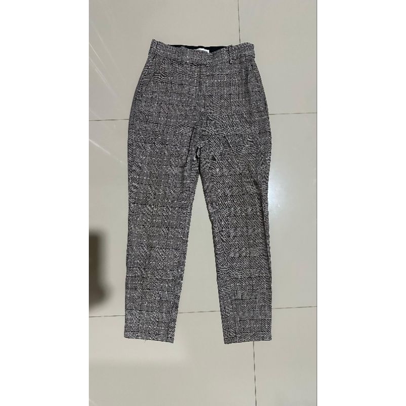 ankle pants h&m coklat