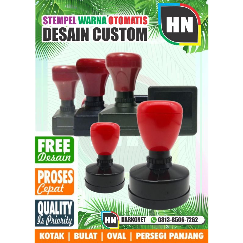 

STEMPEL OTOMATIS, Stempel Custom Varian Ukuran