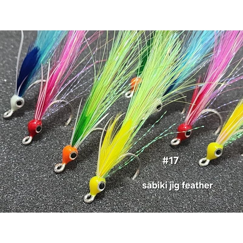 KAIL HYDROCYNUS SABIKI JIG FEATHER SABIKI CAROLINA JIG CAST DAN MICRO JIG ISI 2PCS