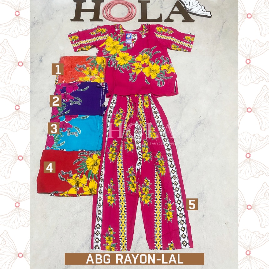 KODE D63E HOLAFASH  ALVIN RAYON ABG ALVIN BATIK ABG SETELAN RAYON CP ABG