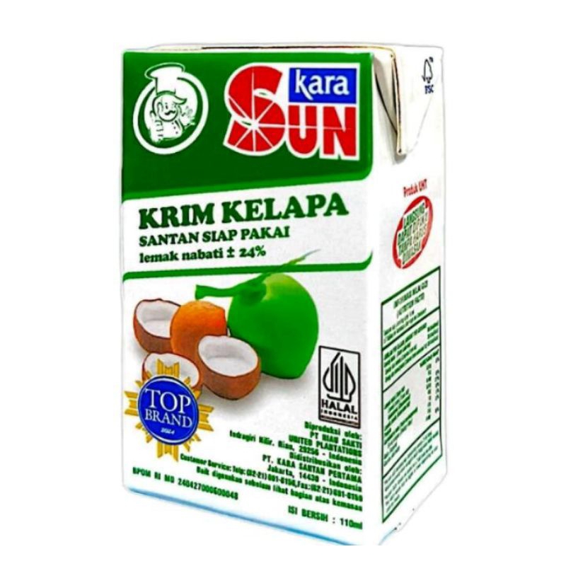 

SUN KARA SANTAN KELAPA INSTAN 65ML 110ML | SIAP PAKAI
