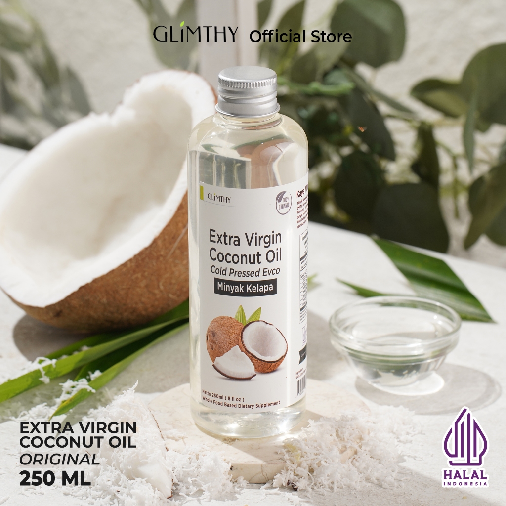 

Glimthy Extra Virgin Coconut Oil Cold Pressed VCO - Minyak Kelapa Premium Organik