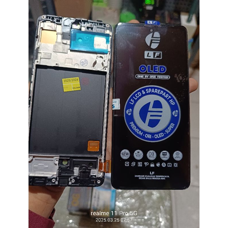 lcd Samsung a51 oled lf + frame big 1.1 merek lf lf fhd xje Indonesia