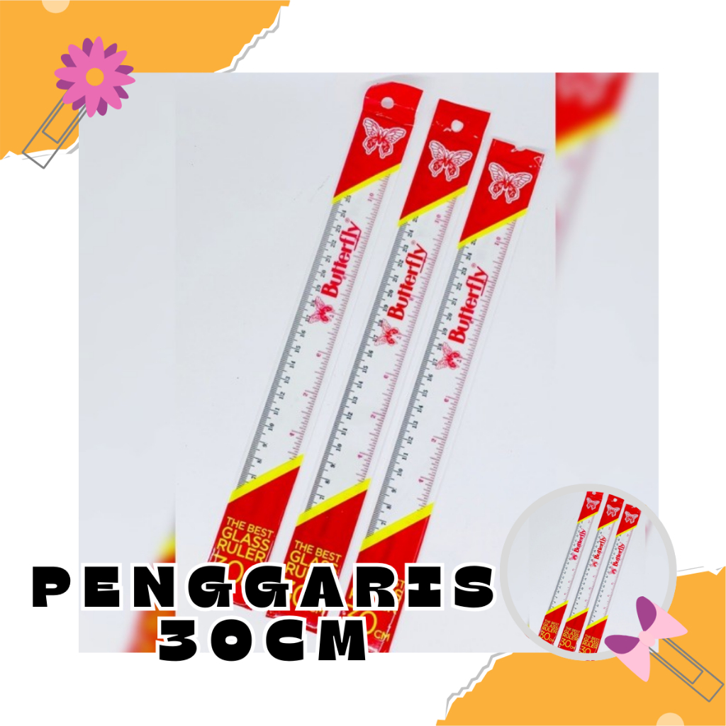 

PENGGARIS 30 CM [BUTTERFLY DLL]