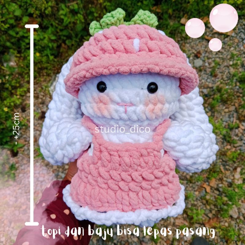 Boneka Bunny Rajut Boneka Kelinci Rajut Boneka Rajut Lucu Boneka Besar Boneka Kelinci Lucu