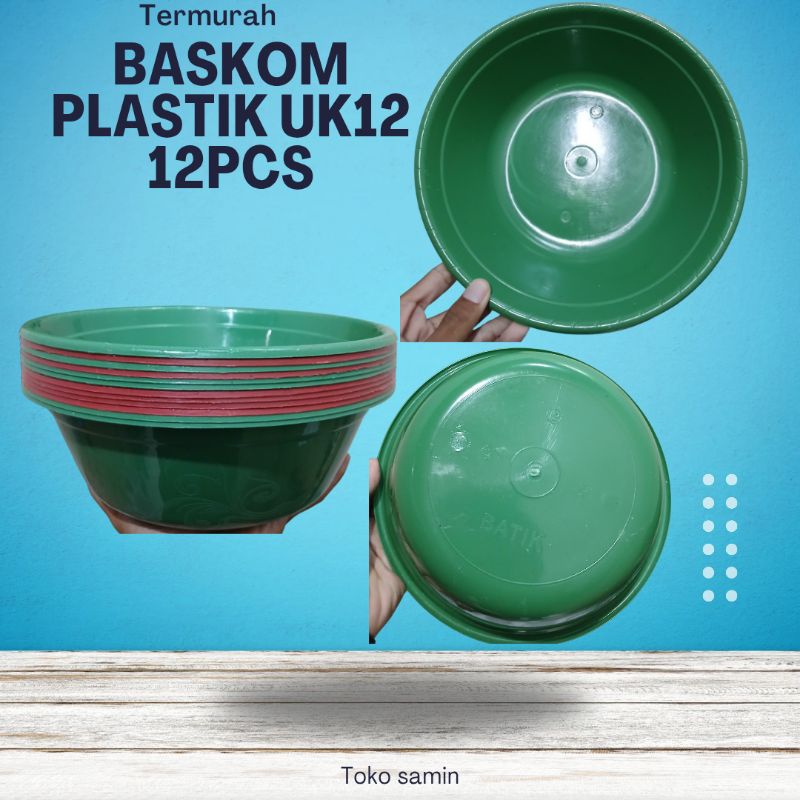 Termurah baskom plastik12 1lusin / baskom plastik / waskom 12 / waskom murah