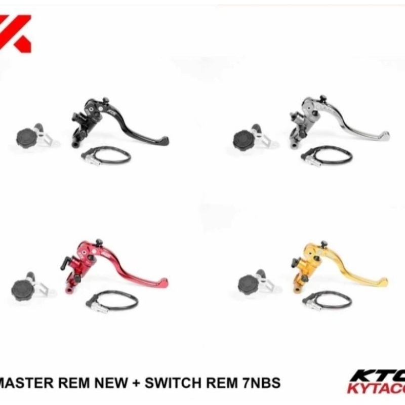 MASTER REM 7NB KTC KYTA PAKET KOMPLIT DAPAT SUIT REM BREKET TABUNG MINYAK 1 SET