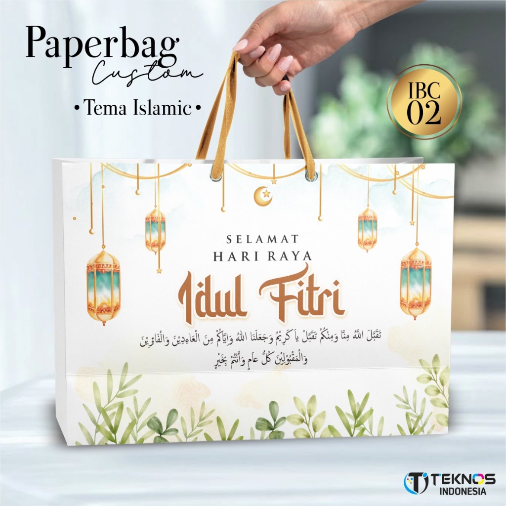 

TAS TENTENG HAMPERS LEBARAN MURAH - PAPER BAG IDUL FITRI CUSTOM ISLAMI BRIEF CARD