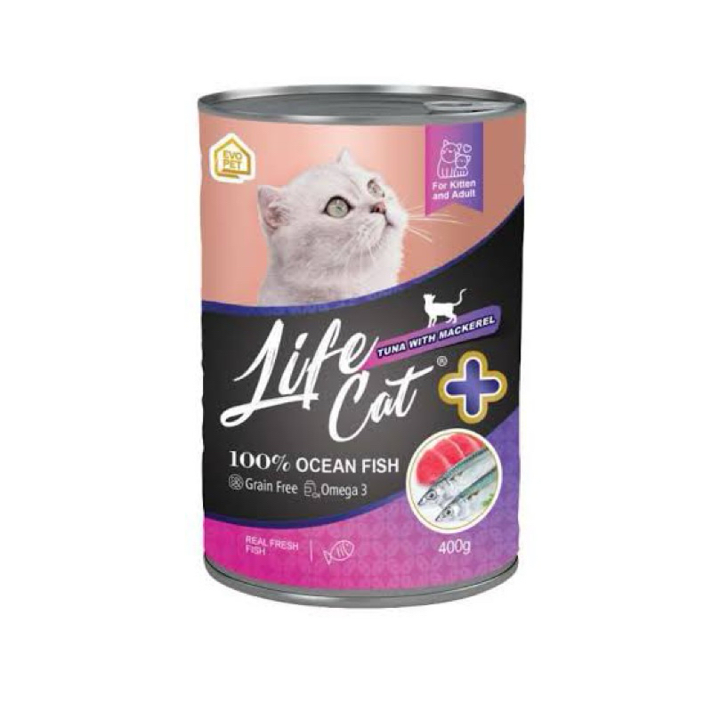 LIFE CAT PLUS TUNA WITH MACKEREL