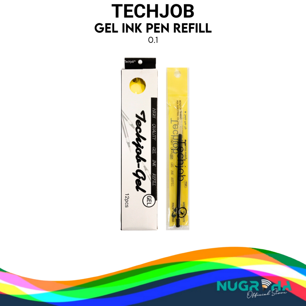 

Techjob Refill Isi Pulpen Ballpoint Pena Pen Gel 0.38 mm Kecil Best Seller Murah