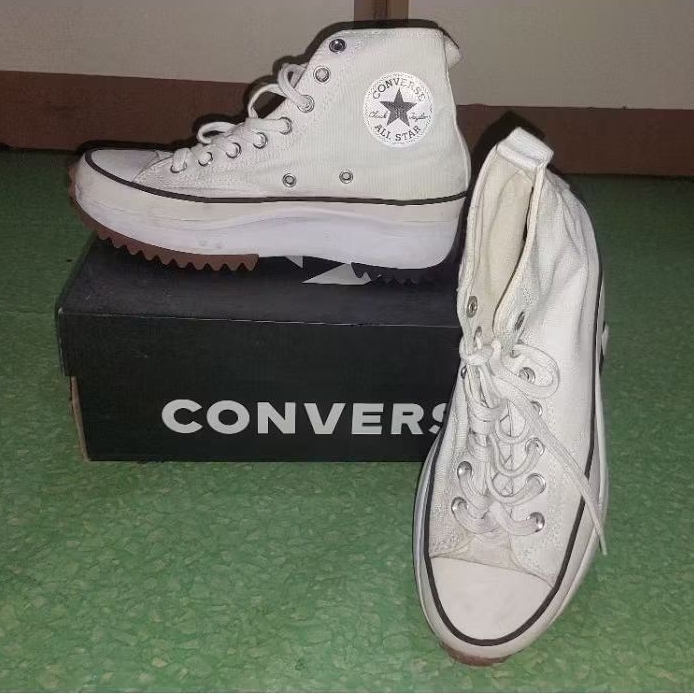 Preloved Converse run star hike uk 39 ori with box