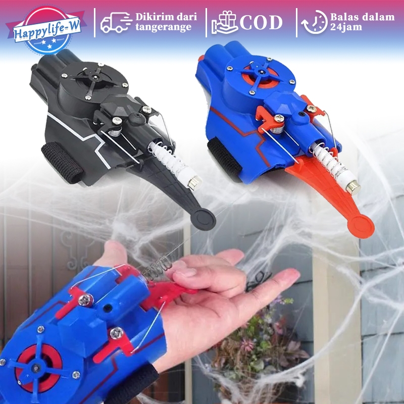 Web Shooter Spiderman Cosplay Spiderman Web Launcher Jaring Spiderman Mainan Spiderman Senjata