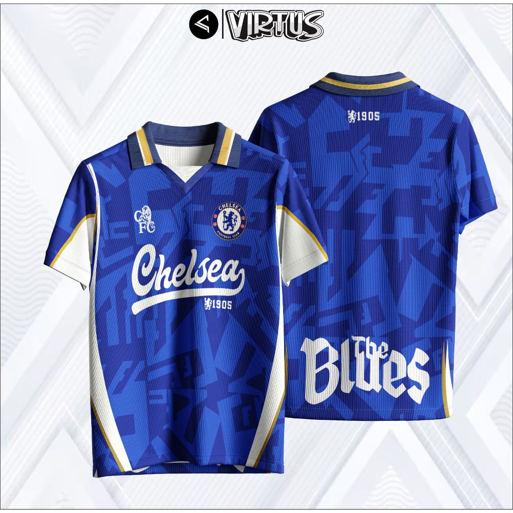 Virtus Jersey Chelsea Fantasy / Jersey Vintage /  Jersey  Kain Embos