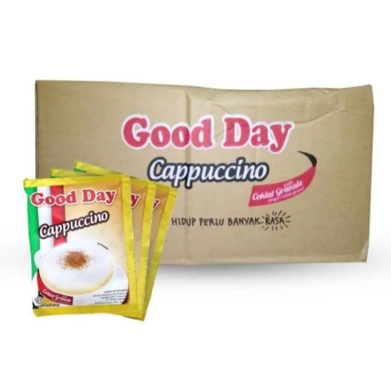 

Good Day Cappucino 1 dus [ 12 Renceng x 10 Sachet ]