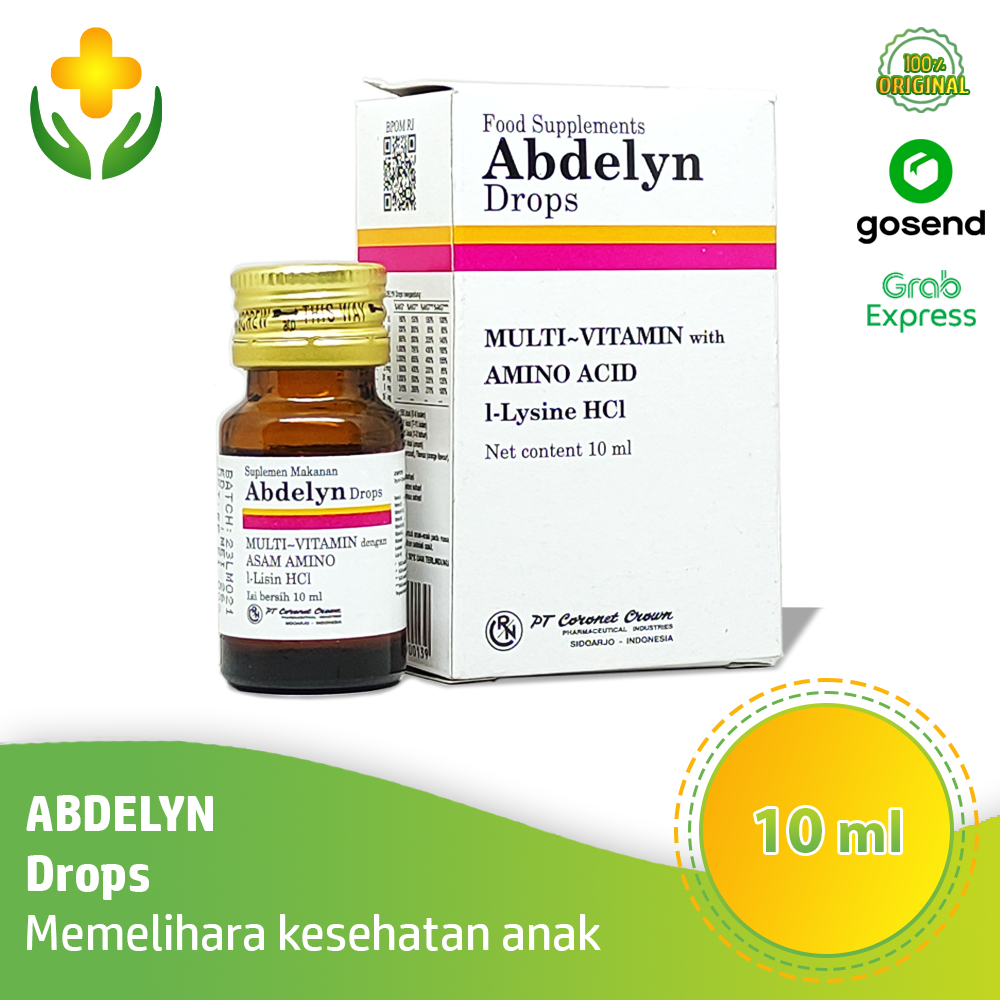 Abdelyn Drops 10 ml - Vitamin Nafsu Makan Bayi