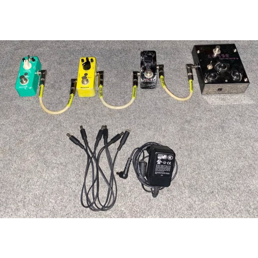 Bundling Hemat Efek Gitar Stompbox Delay, Mooer,jumper