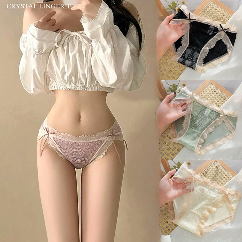 Crystal Sexy Underwear Celana Dalam Wanita / Cancut Wanita Import CD-E23
