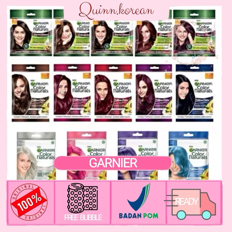 Garnier Hair Color Naturals Sachet - Garnier Pewarna Rambut