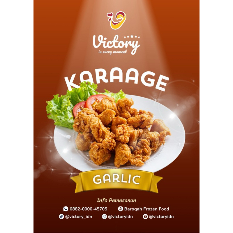 

Chicken Karaage Garlic 450gr