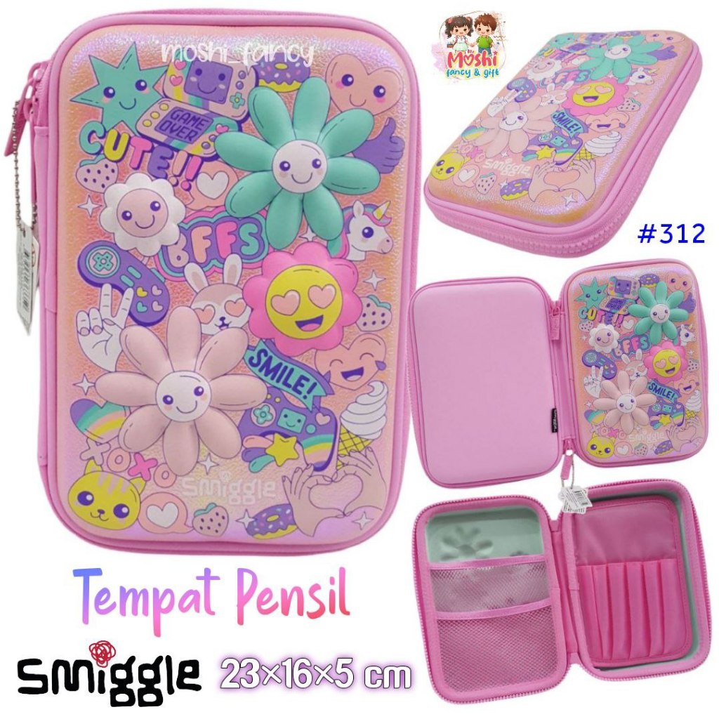 

Tempat Pensil Smiggle Anak Perempuan Girl / Stationary Smiggle / Koleksi Smiggle / Alat Tulis Anak Perempuan