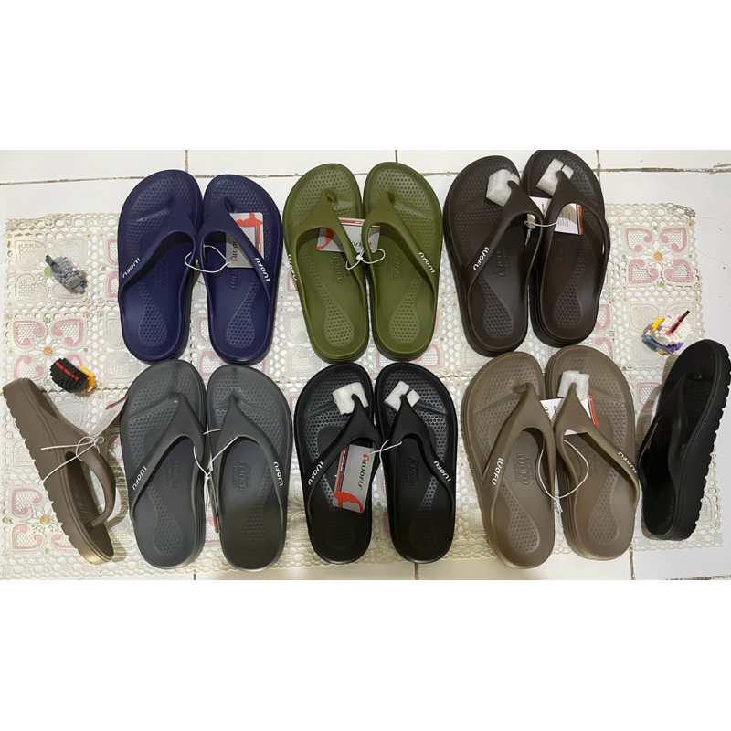 Sandal Jepit Karet Ringan  Pria Loufu