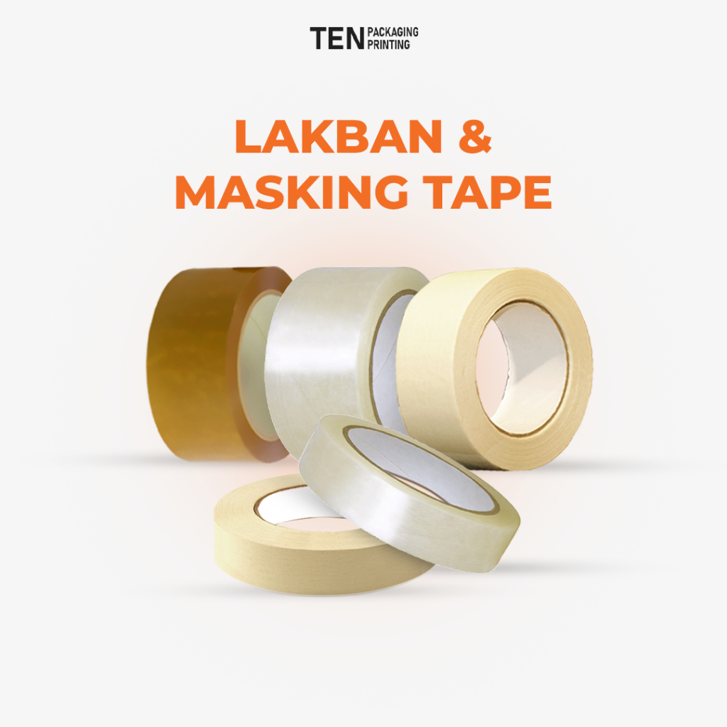 

[GROSIR] Lakban & Masking Tape 24mm (Kualitas Daimaru)
