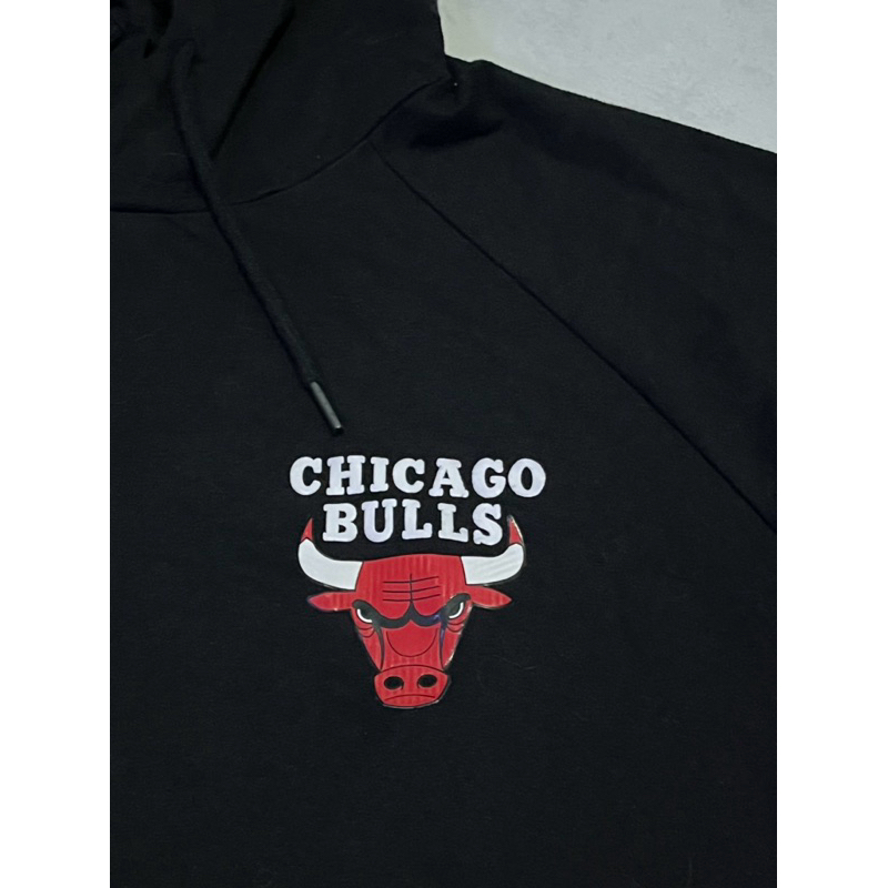 Hoodie Nba Chica90 Bull5 Lengan Pendek Original Second
